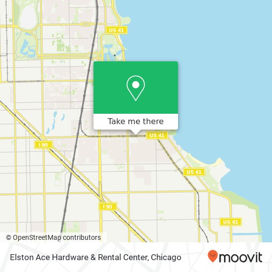 Elston Ace Hardware & Rental Center map