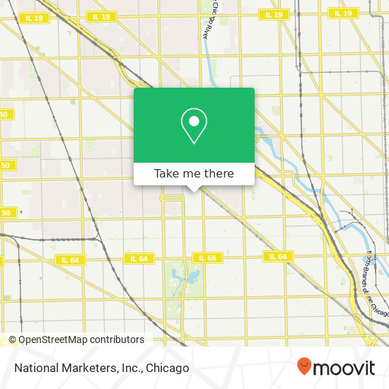 National Marketers, Inc. map