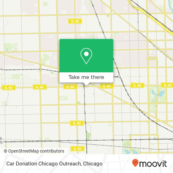 Mapa de Car Donation Chicago Outreach