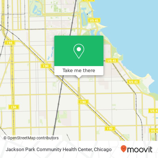 Mapa de Jackson Park Community Health Center
