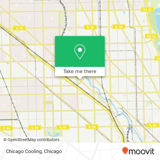 Chicago Cooling map