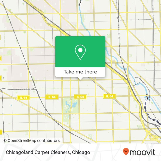 Chicagoland Carpet Cleaners map