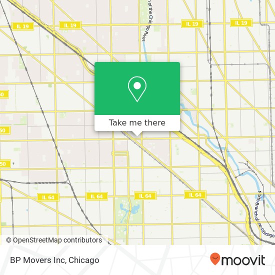 BP Movers Inc map