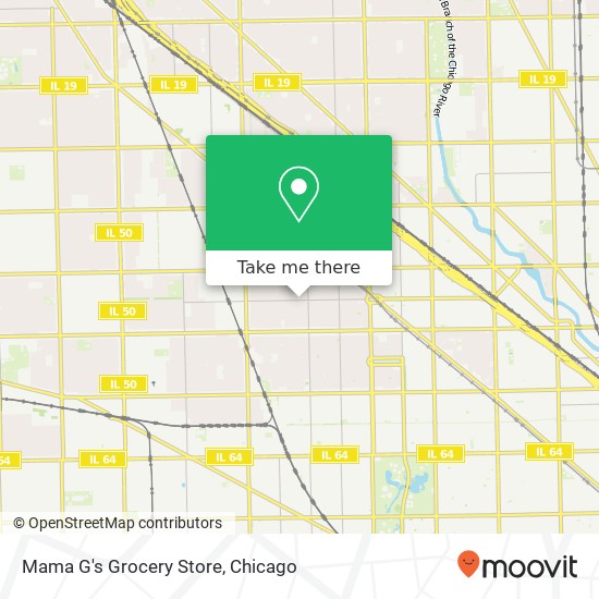 Mama G's Grocery Store map