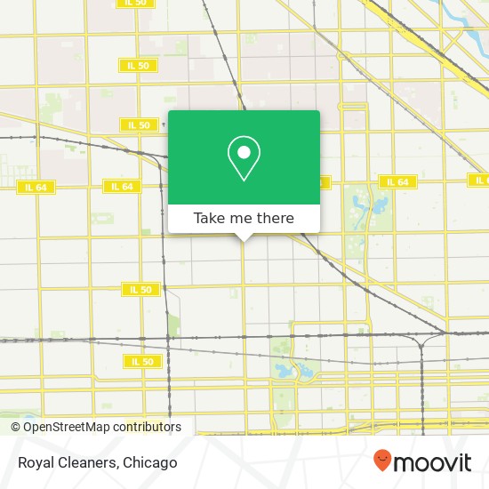 Royal Cleaners map