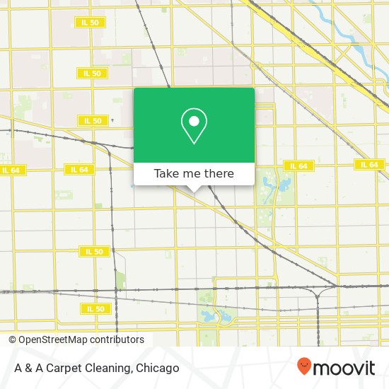 A & A Carpet Cleaning map