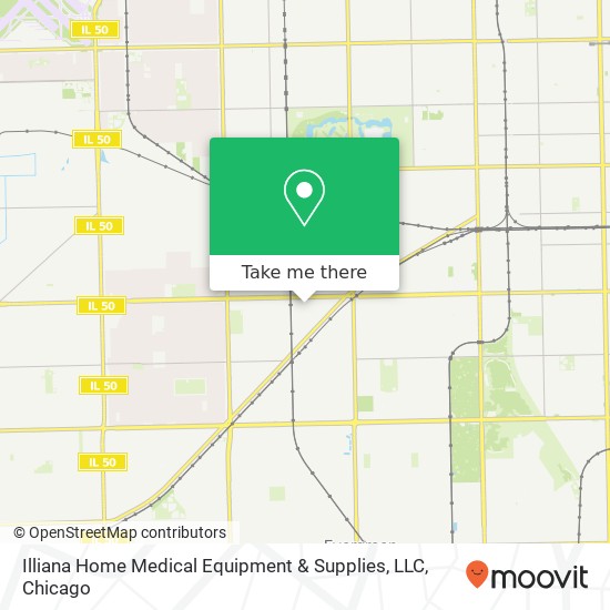 Illiana Home Medical Equipment & Supplies, LLC map