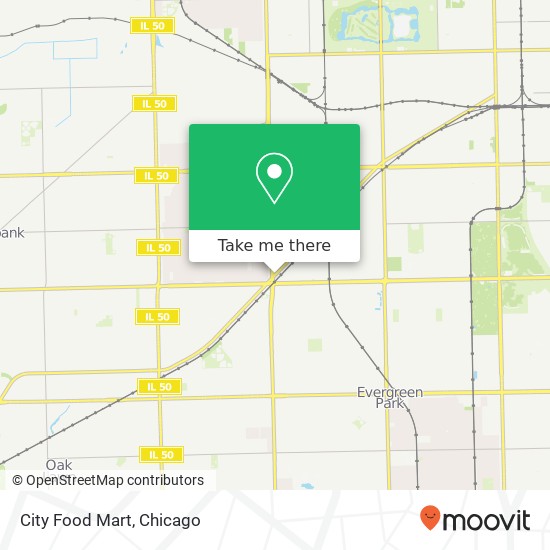 City Food Mart map