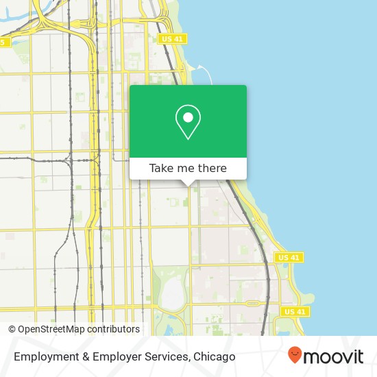 Employment & Employer Services map