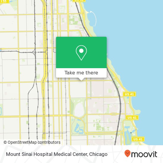 Mount Sinai Hospital Medical Center map