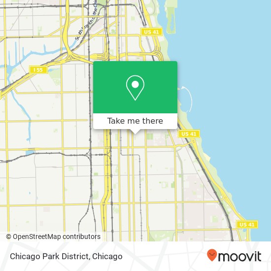 Chicago Park District map