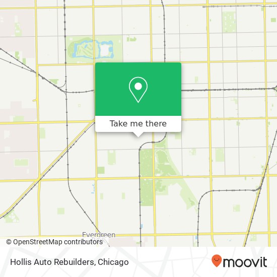 Hollis Auto Rebuilders map