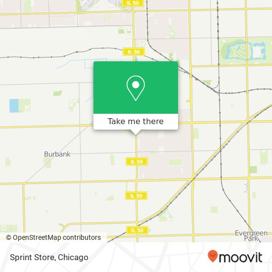 Sprint Store map