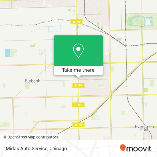 Midas Auto Service map