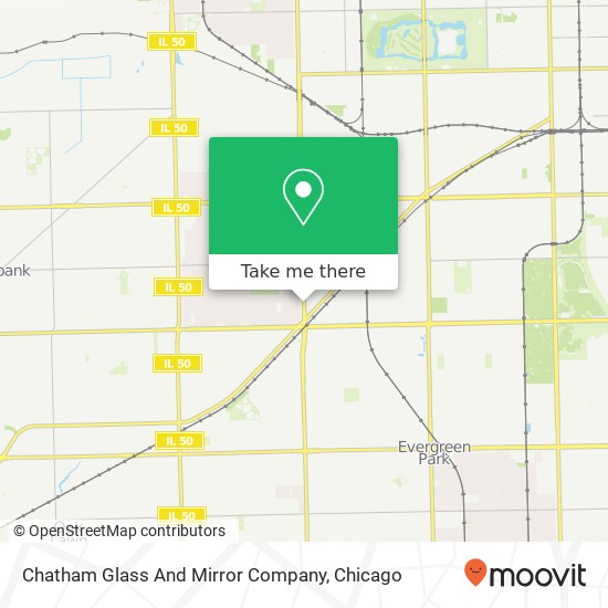 Mapa de Chatham Glass And Mirror Company