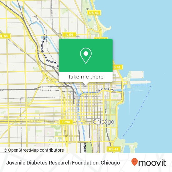 Juvenile Diabetes Research Foundation map