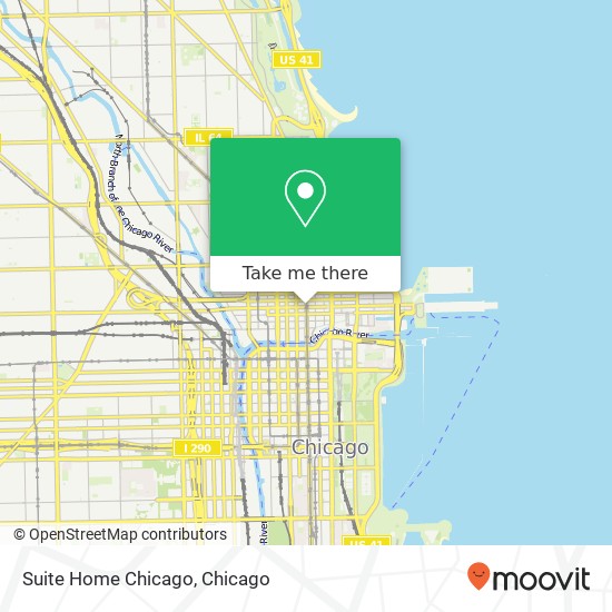 Mapa de Suite Home Chicago