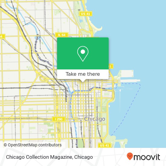 Chicago Collection Magazine map