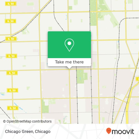 Chicago Green map