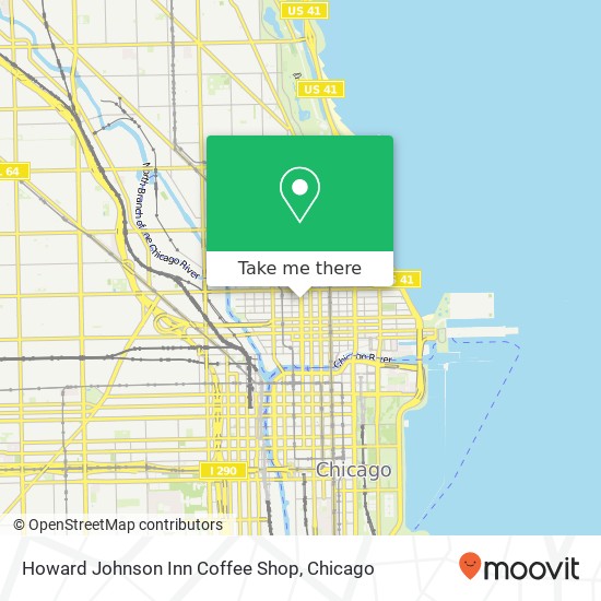 Mapa de Howard Johnson Inn Coffee Shop
