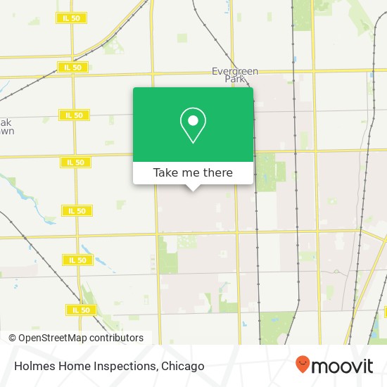 Holmes Home Inspections map