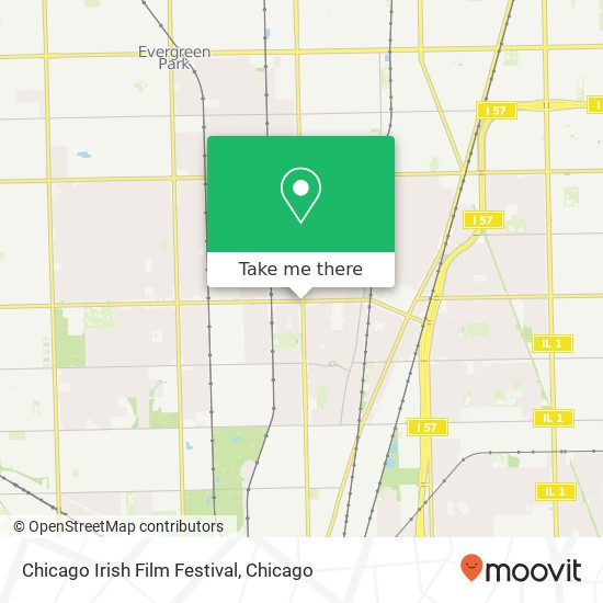 Chicago Irish Film Festival map