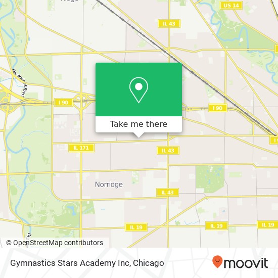 Gymnastics Stars Academy Inc map