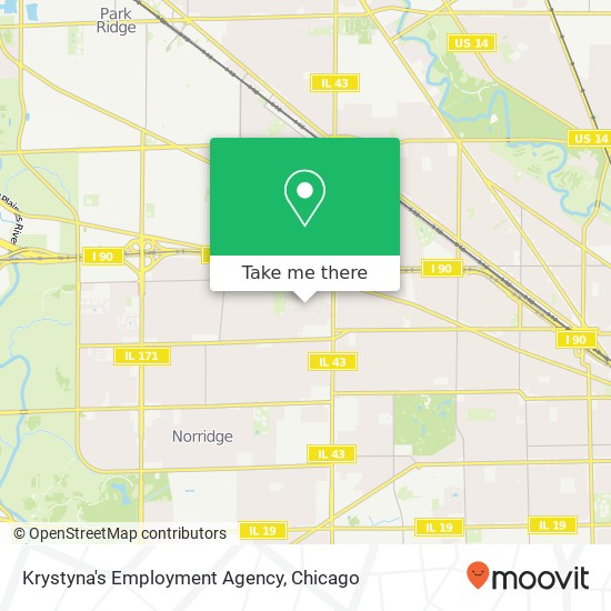 Krystyna's Employment Agency map
