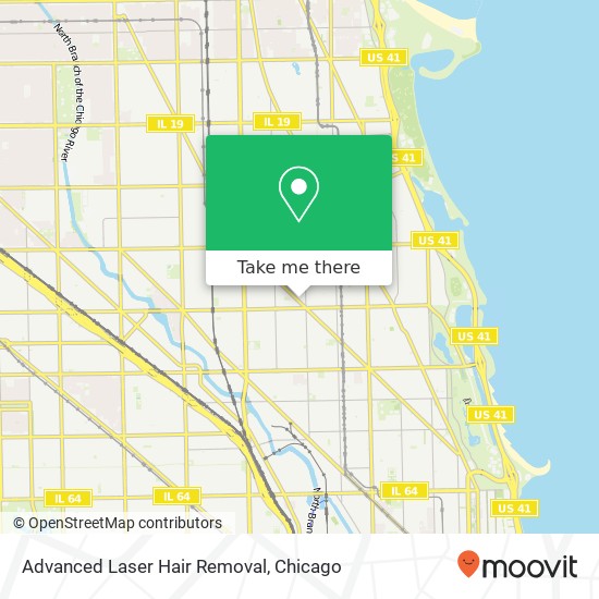 Advanced Laser Hair Removal map