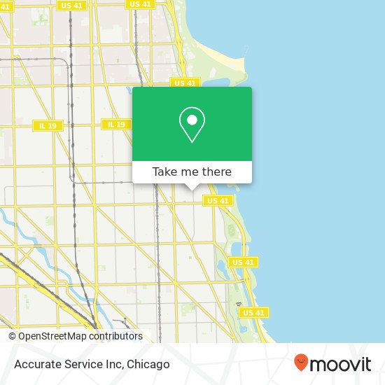 Accurate Service Inc map