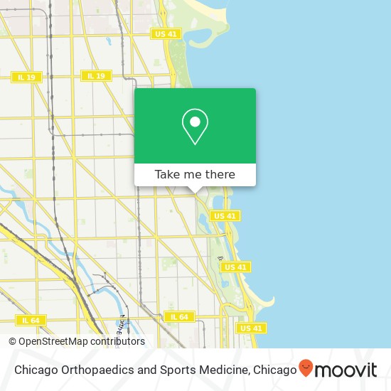 Chicago Orthopaedics and Sports Medicine map