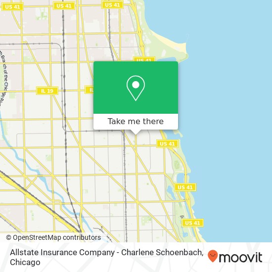 Allstate Insurance Company - Charlene Schoenbach map