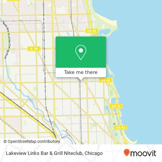 Lakeview Links Bar & Grill Niteclub map