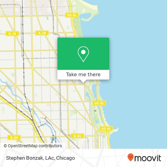 Mapa de Stephen Bonzak, LAc