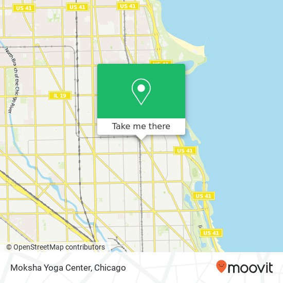 Mapa de Moksha Yoga Center