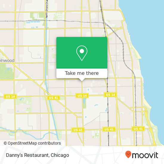 Danny's Restaurant map