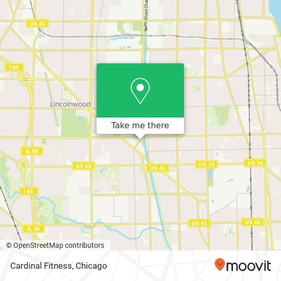 Cardinal Fitness map