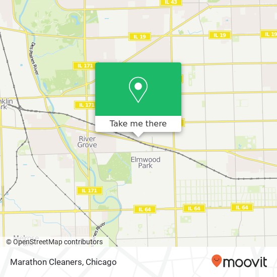 Marathon Cleaners map