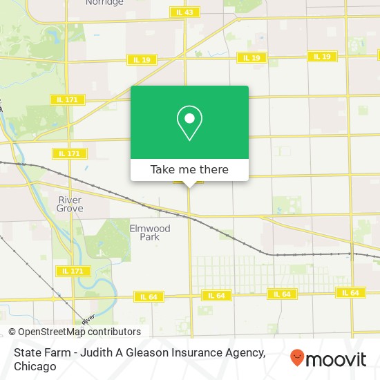 Mapa de State Farm - Judith A Gleason Insurance Agency