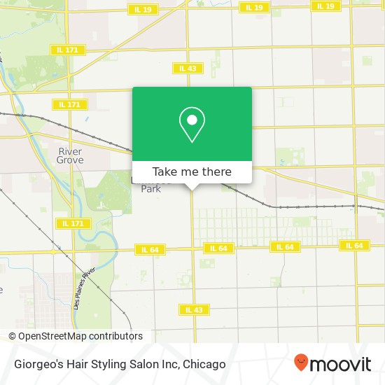 Giorgeo's Hair Styling Salon Inc map