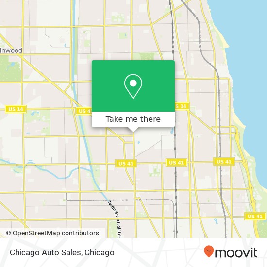 Mapa de Chicago Auto Sales