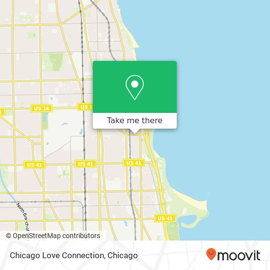 Chicago Love Connection map