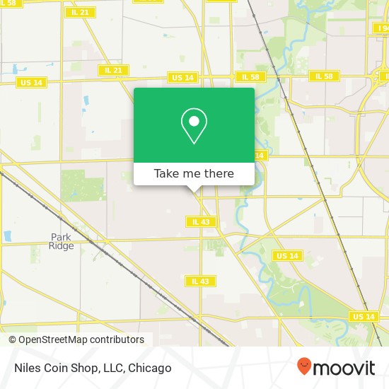 Niles Coin Shop, LLC map
