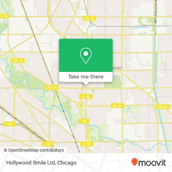 Hollywood Smile Ltd map