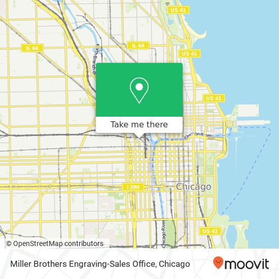 Miller Brothers Engraving-Sales Office map