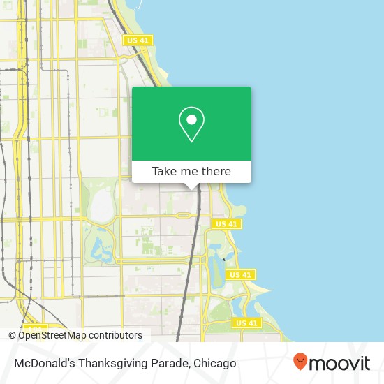 Mapa de McDonald's Thanksgiving Parade