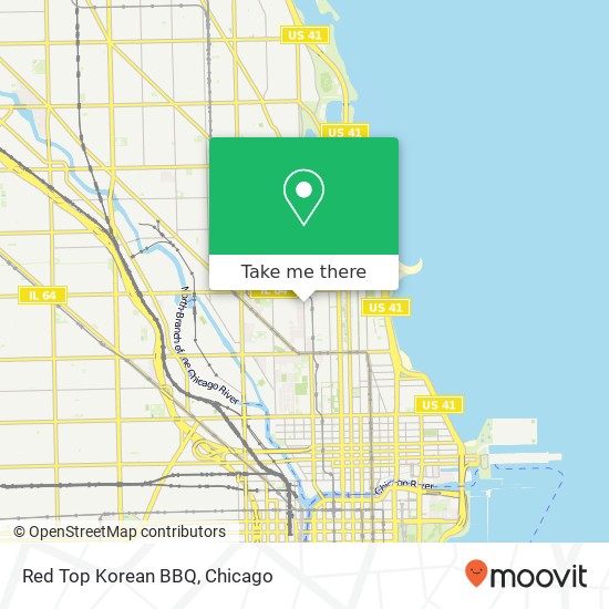 Red Top Korean BBQ map