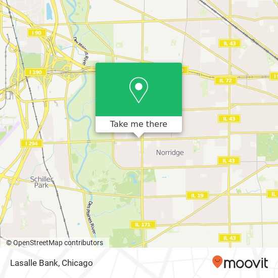 Lasalle Bank map