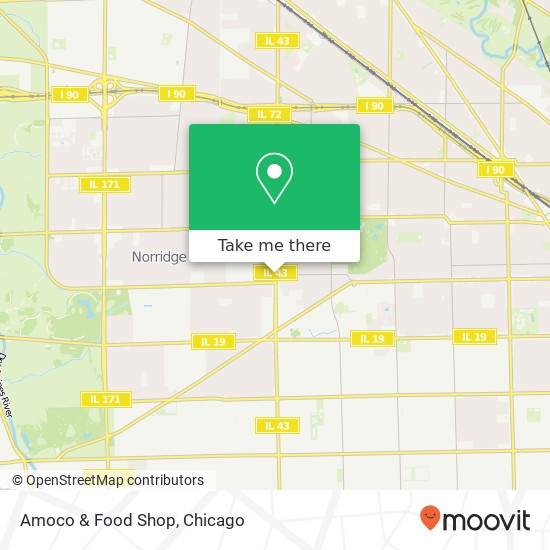 Amoco & Food Shop map