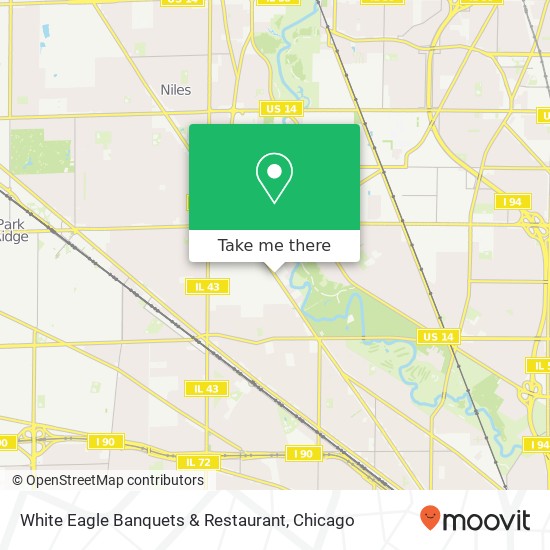 White Eagle Banquets & Restaurant map